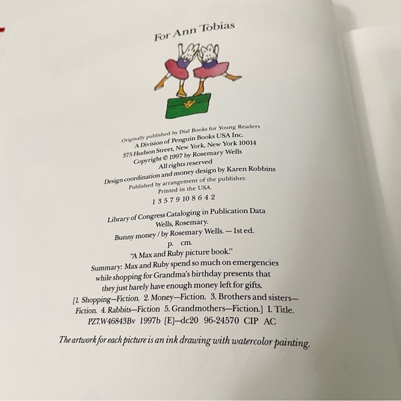 Bunny Money Children's Book by Rosemary Wells - Picture 12 of 16